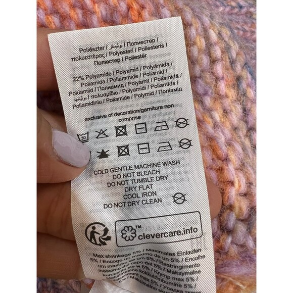 VERO MODA Lina Ombré Stripe Sweater size M - Picture 8 of 10